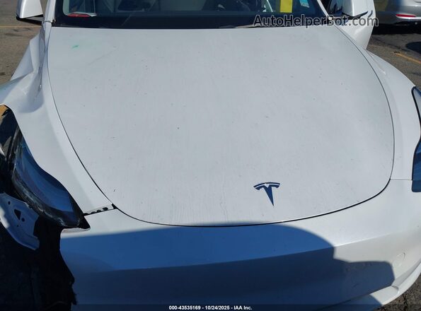 7SAYGDEE8PA145812 2023 TESLA MODEL Y White Вид ззаду