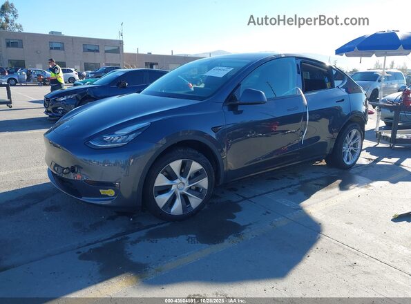 7SAYGDEE9NF337966 2022 TESLA MODEL Y Gray Передня ліва чверть