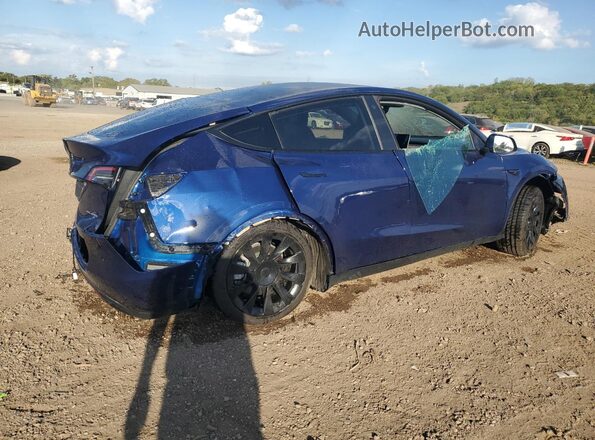 7SAYGDEE9NF423021 2022 TESLA MODEL Синий Задняя правая четверть