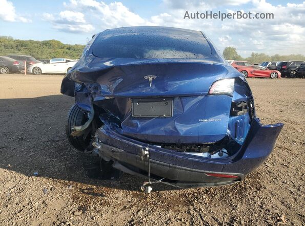 7SAYGDEE9NF423021 2022 TESLA MODEL Синий Вид сзади