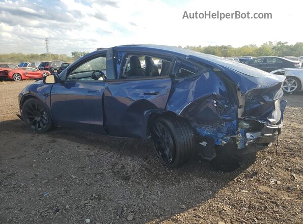 7SAYGDEE9NF423021 2022 TESLA MODEL Синий Задняя левая четверть