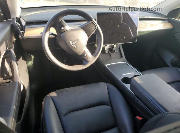 7SAYGDEE9NF423021 2022 TESLA MODEL Синий Вид панели приборов