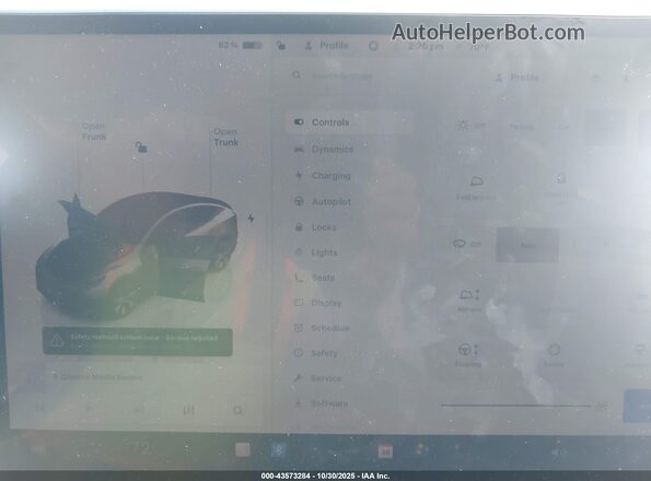 7SAYGDEE9PA120577 2023 TESLA MODEL Y Gray Vista de los asientos traseros