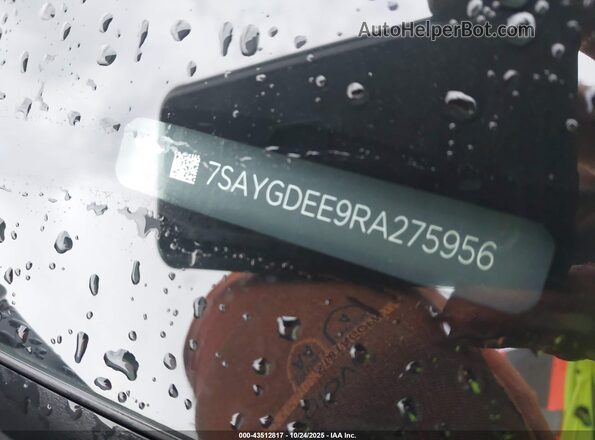 7SAYGDEE9RA275956 2024 TESLA MODEL Y Серый Вид подкапотного пространства