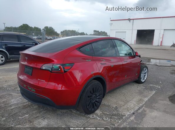 7SAYGDEEXRA245350 2024 TESLA MODEL Y Red უკანა მარჯვენა