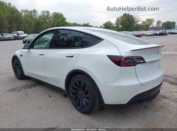 7SAYGDEF1NF339915 2022 TESLA MODEL Y White Задня ліва чверть