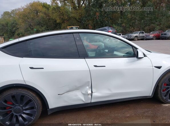 7SAYGDEF1NF339915 2022 TESLA MODEL Y White Вид спереду