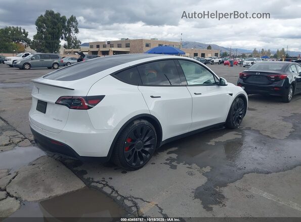 7SAYGDEF1NF406965 2022 TESLA MODEL Y White Задня права чверть