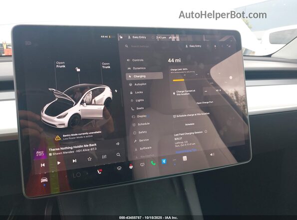 7SAYGDEF1NF406965 2022 TESLA MODEL Y White 