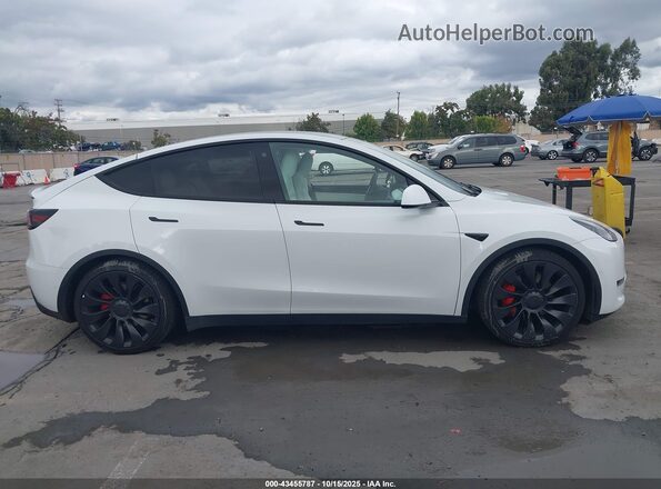 7SAYGDEF1NF406965 2022 TESLA MODEL Y White Вид щитка приладів