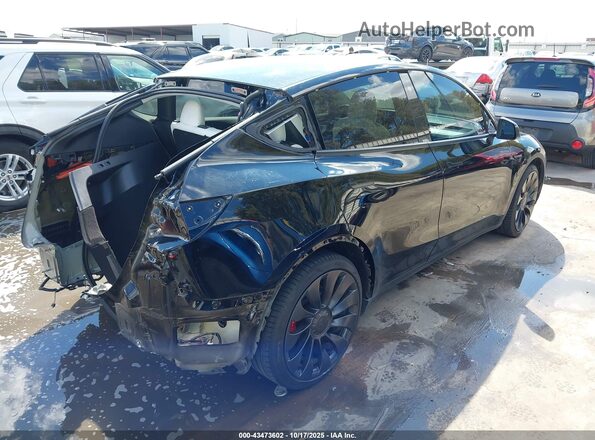7SAYGDEF1NF456488 2022 TESLA MODEL Y Black Trasero derecho