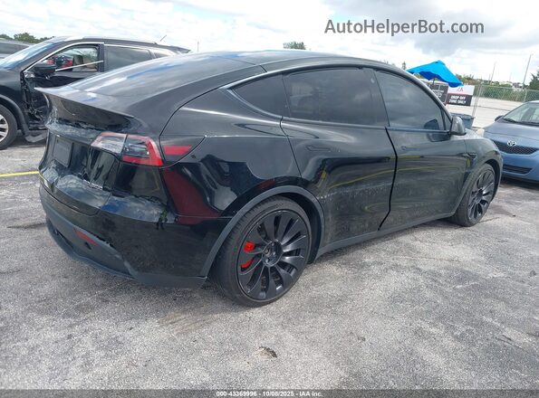 7SAYGDEF2NF555644 2022 TESLA MODEL Y Black Задня права чверть