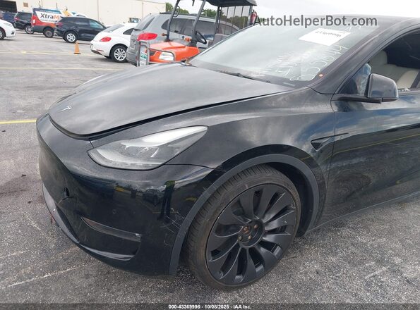 7SAYGDEF2NF555644 2022 TESLA MODEL Y Black Вид щитка приладів