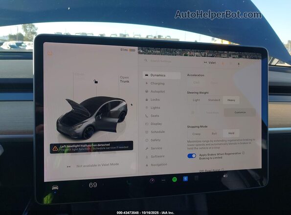 7SAYGDEF3NF405901 2022 TESLA MODEL Y Gray 