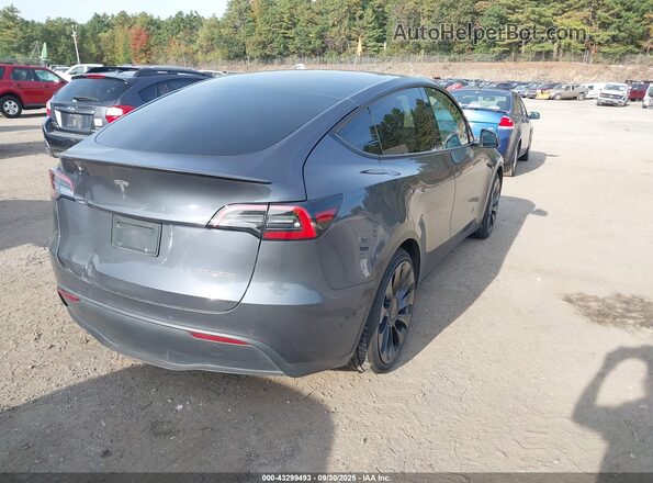 7SAYGDEF4NF461944 2022 TESLA MODEL Y Gray უკანა მარჯვენა