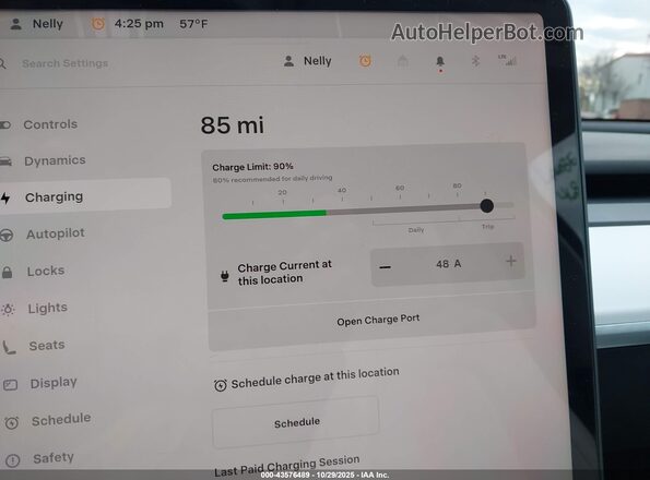 7SAYGDEF4NF468117 2022 TESLA MODEL Y Black 
