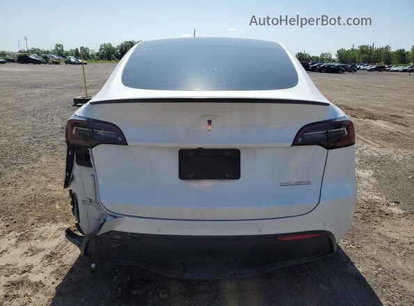 7SAYGDEF6NF313620 2022 TESLA MODEL White Вид ззаду