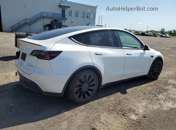 7SAYGDEF6NF313620 2022 TESLA MODEL White Задня права чверть