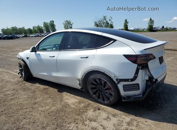 7SAYGDEF6NF313620 2022 TESLA MODEL White Задня ліва чверть