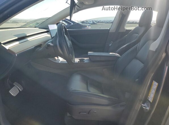 7SAYGDEF6NF344348 2022 TESLA MODEL Gray Вид салону спереду