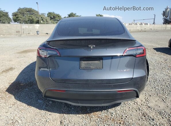 7SAYGDEF6NF344348 2022 TESLA MODEL Gray Вид ззаду