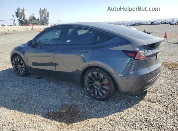 7SAYGDEF6NF344348 2022 TESLA MODEL Gray Задня ліва чверть