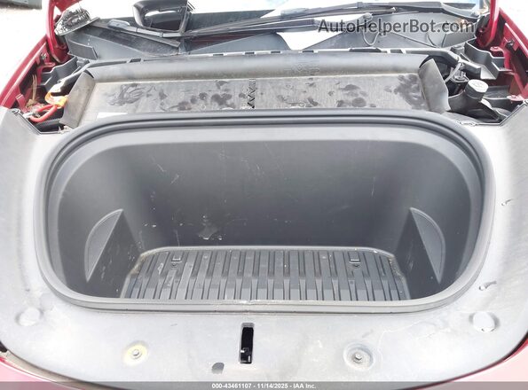 7SAYGDEF6NF379665 2022 TESLA MODEL Y Бордовый Вид сзади