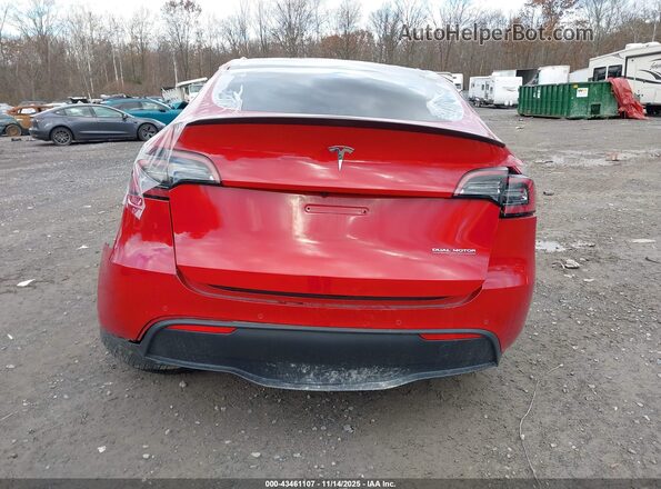 7SAYGDEF6NF379665 2022 TESLA MODEL Y Бордовый 