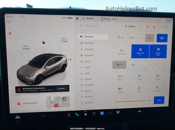7SAYGDEF6NF511484 2022 TESLA MODEL Y Gray 