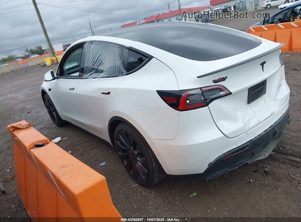 7SAYGDEF6NF516748 2022 TESLA MODEL Y White უკანა მარცხენა