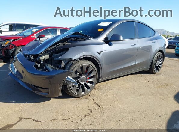 7SAYGDEF6NF552908 2022 TESLA MODEL Y Серый 