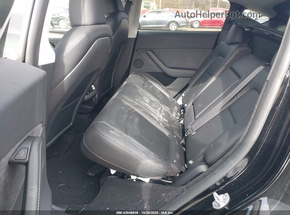 7SAYGDEF6SA351549 2025 TESLA MODEL Y Black Vista de la etiqueta del VIN