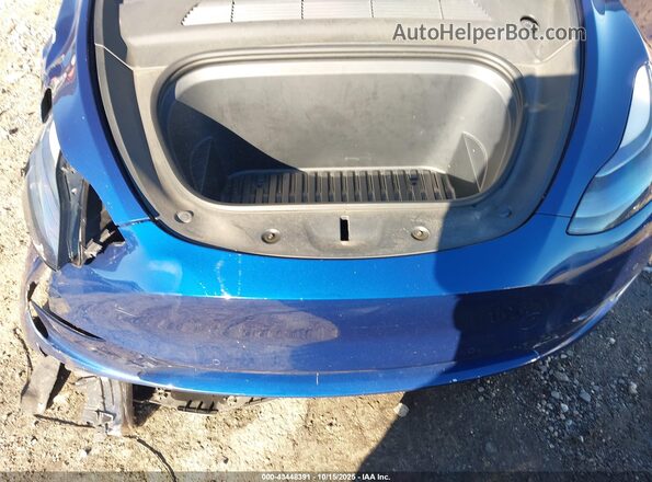 7SAYGDEF7NF374796 2022 TESLA MODEL Y Dark Blue უკანა ხედი