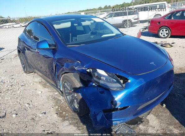 7SAYGDEF7NF374796 2022 TESLA MODEL Y Dark Blue წინა ხედი