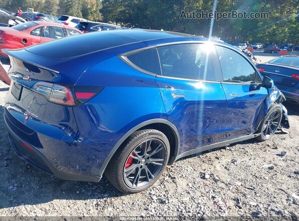 7SAYGDEF7NF374796 2022 TESLA MODEL Y Dark Blue უკანა მარჯვენა