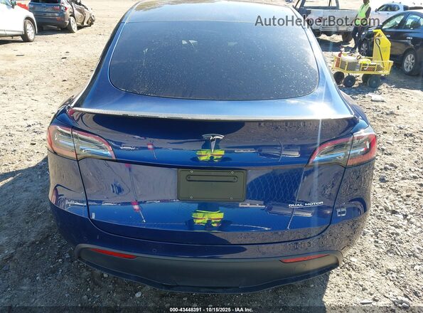 7SAYGDEF7NF374796 2022 TESLA MODEL Y Dark Blue 