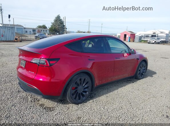 7SAYGDEF9RF079267 2024 TESLA MODEL Y Red Rear right