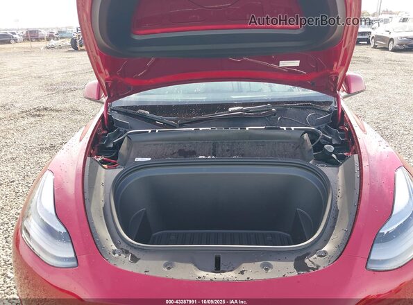 7SAYGDEF9RF079267 2024 TESLA MODEL Y Red Engine compartment view