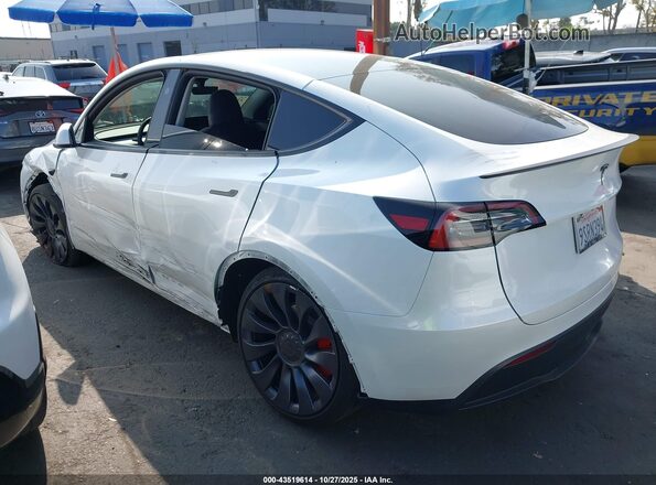 7SAYGDEF9SF304440 2025 TESLA MODEL Y White Trasero izquierdo