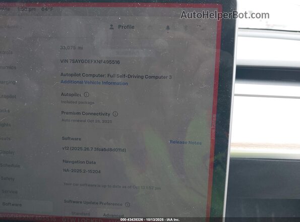 7SAYGDEFXNF495516 2022 TESLA MODEL Y Gray Հետևի նստատեղերի տեսք