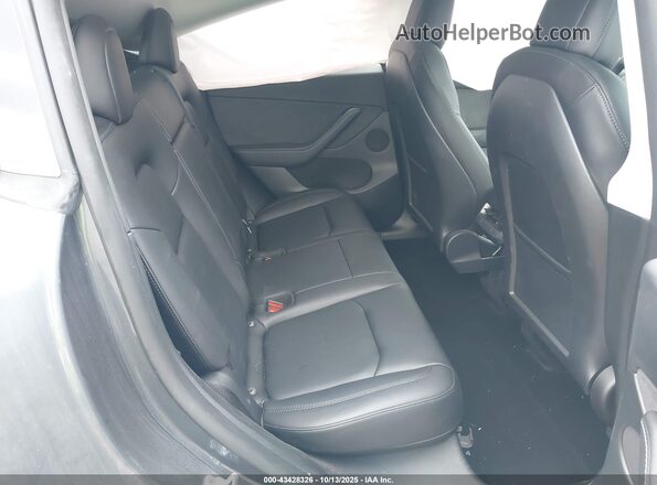 7SAYGDEFXNF495516 2022 TESLA MODEL Y Gray VIN կոդի պիտակի տեսք