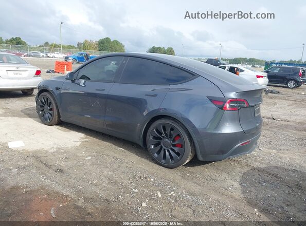 7SAYGDEFXNF538851 2022 TESLA MODEL Y Gray უკანა მარცხენა