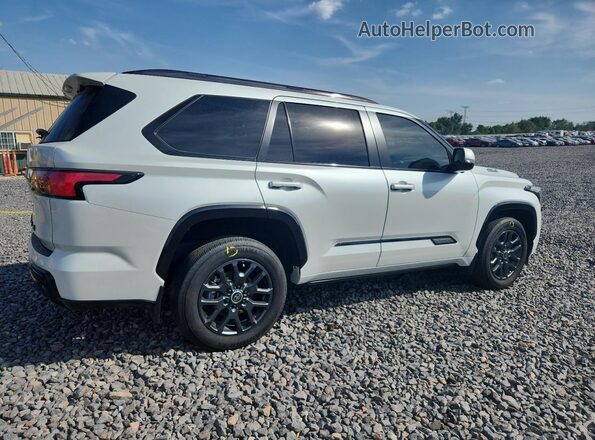 7SVAAABA1RX042426 2024 TOYOTA SEQUOIA White Հետևի աջ