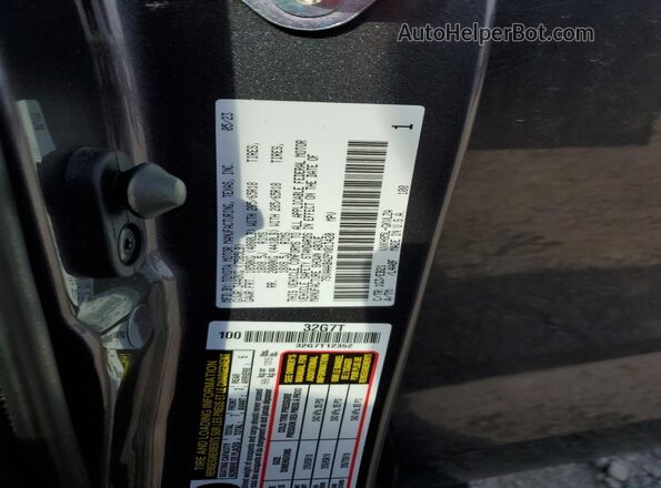 7SVAAABA2PX013420 2023 TOYOTA SEQUOIA Charcoal VIN կոդի պիտակի տեսք