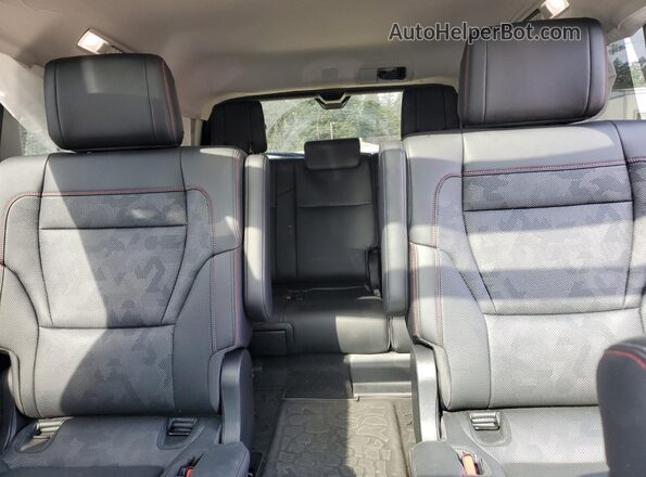7SVAAABA2PX013420 2023 TOYOTA SEQUOIA Charcoal Հետևի նստատեղերի տեսք