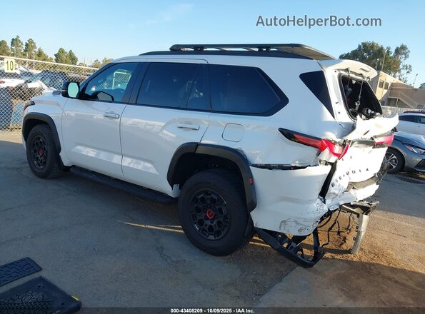 7SVAAABA5SX069148 2025 TOYOTA SEQUOIA Белый Задняя левая четверть