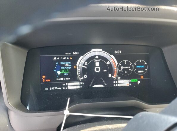 7SVAAABA6PX015901 2023 TOYOTA SEQUOIA Серебряный Вид щитка приборов