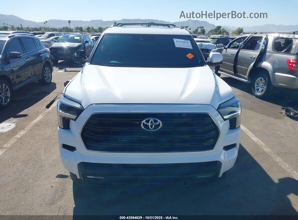 7SVAAABA6SX072253 2025 TOYOTA SEQUOIA White Widok zestawu wskaźników