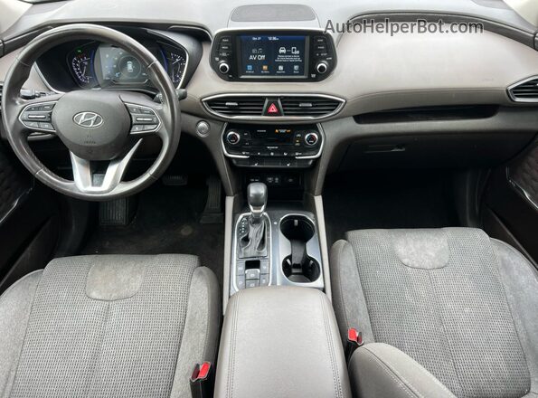 5NMS3CADXKH050958 2019 HYUNDAI SANTA FE Gray Հետևի նստատեղերի տեսք