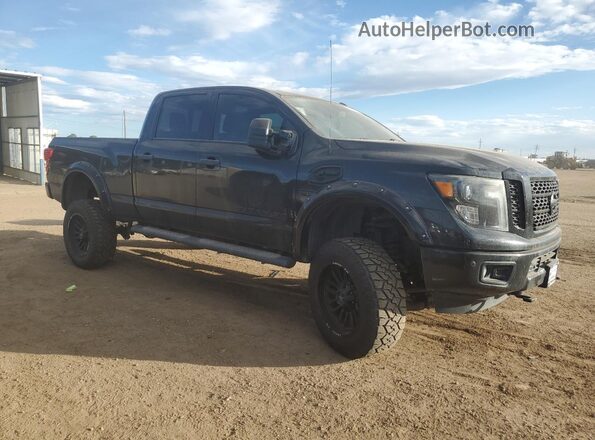 1N6BA1F40KN516660 2019 NISSAN TITAN Black Դիմացի տեսք
